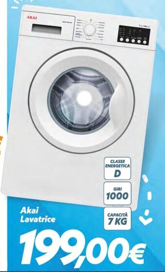 Iper Super Conveniente Akai Lavatrice offerta