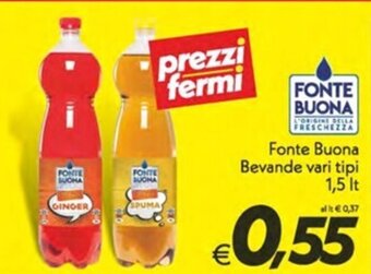 Iper Super Conveniente Fonte Buona Bevande vari tipi 1,5 lt offerta