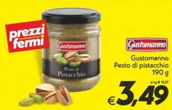 Iper Super Conveniente Gustomanno Pesto di pistacchio 190 g offerta