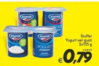 STUFFER Yogurt vari gusti 2x125 g
