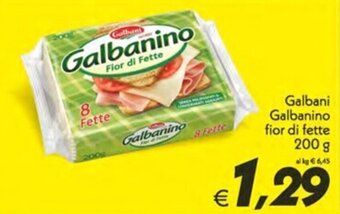 Iper Super Conveniente Galbani Galbanino fior di fette 200 g offerta