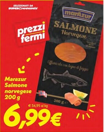 Iper Super Conveniente Marazur Salmone norvegese 200 g offerta