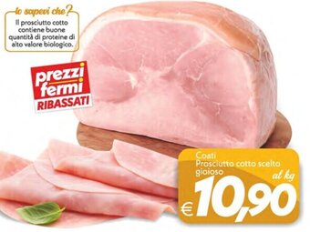 Iper Super Conveniente Coati Prosciutto cotto scelto gioioso offerta