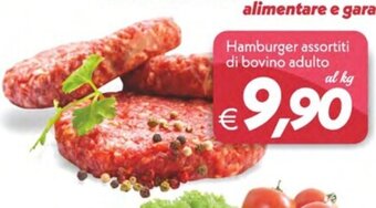 Iper Super Conveniente Hamburger assortiti di bovino adulto offerta