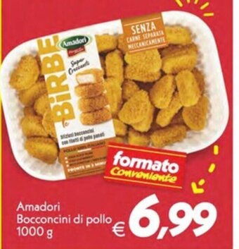 Iper Super Conveniente Amadori Bocconcini di pollo 1000 g offerta