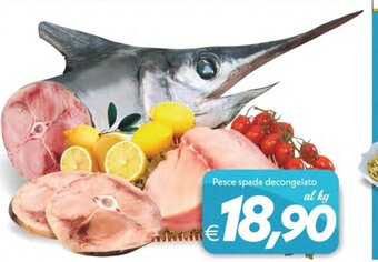Iper Super Conveniente Pesce spada decongelato offerta