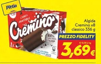 Iper Super Conveniente Algida Cremino x8 classico 336 g offerta