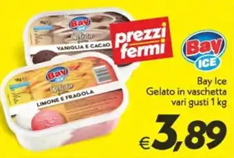 Iper Super Conveniente Bay Ice Gelato in vaschetta vari gusti 1 kg offerta