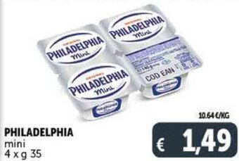 Deco Supermercati PHILADELPHIA mini 4 xg 35 offerta