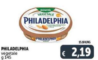 Deco Supermercati PHILADELPHIA vegetale g 145 offerta