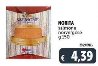 Deco Supermercati NORITA salmone norvergese g 150 offerta