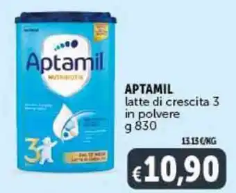 Deco Supermercati APTAMIL latte di crescita 3 in polvere g 830 offerta