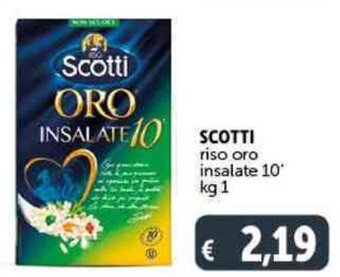 Deco Supermercati SCOTTI riso oro insalate 10" kg 1 offerta