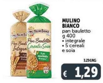 Deco Supermercati MULINO BIANCO pan bauletto g 400 offerta