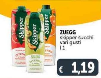 Deco Supermercati ZUEGG skipper succhi l 1 offerta