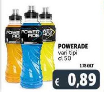 Deco Supermercati POWERADE vari tipi cl 50 offerta