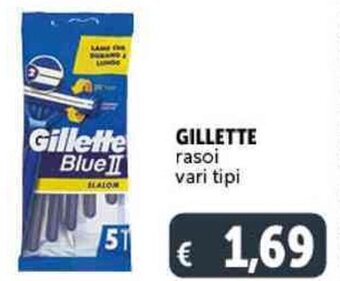 Deco Supermercati GILLETTE rasoi vari tipi offerta