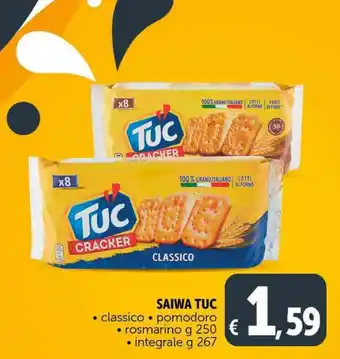 Deco Supermercati SAIWA TUC integrale g 267 offerta