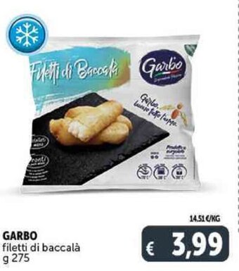 Deco Supermercati GARBO filetti di baccalà g 275 offerta