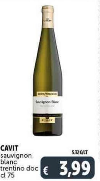 Deco Supermercati CAVIT sauvignon blanc trentino doc cl 75 offerta