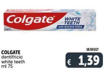 Deco Supermercati COLGATE dentifricio white teeth ml 75 offerta