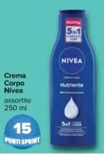 Carrefour Iper Crema Corpo Nivea assortite 250 ml offerta