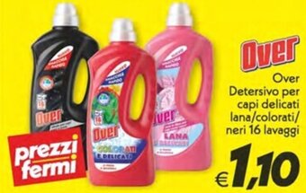 Iper Super Conveniente Over Detersivo per capi delicati lana/colorati/ neri 16 lavaggi offerta