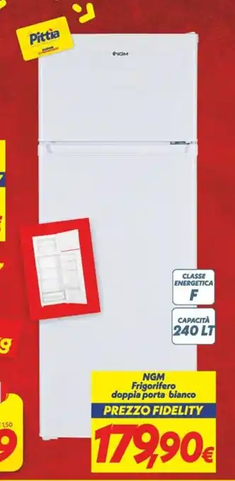 Iper Super Conveniente NGM Frigorifero doppia porta bianco offerta