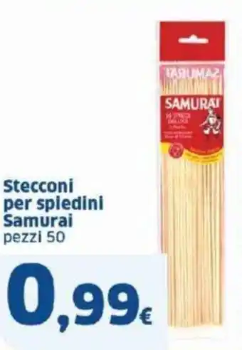 Sigma Stecconi per spiedini Samurai pezzi 50 offerta