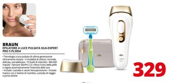 Comet BRAUN EPILATORE A LUCE PULSATA SILK-EXPERT PRO 5 PL5054 offerta
