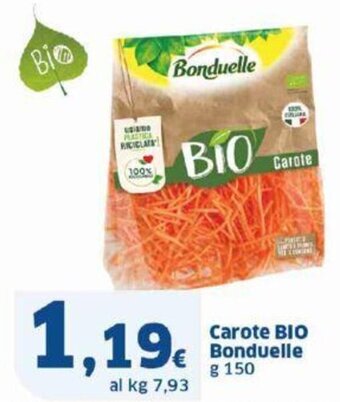 Carote BIO Bonduelle g 150