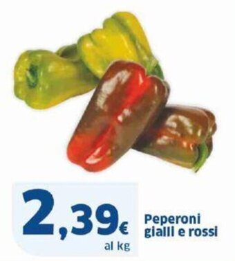 Peperoni gialli e rossi