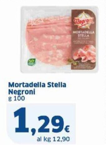 Sigma Mortadella Stella Negroni g 100 offerta