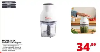 Comet MOULINEX MINI TRITATUTTO DJ5201 offerta