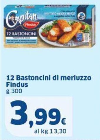 Sigma 12 Bastoncini di merluzzo Findus g 300 offerta