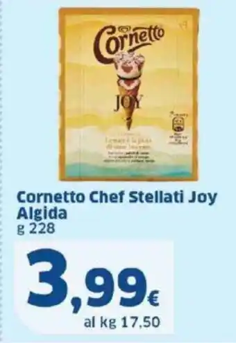 Sigma Cornetto Chef Stellati Joy Algida g 228 offerta