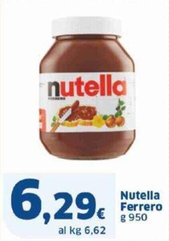 Sigma Nutella Ferrero g 950 offerta