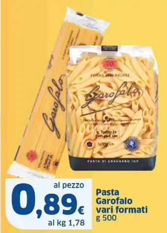 Sigma Pasta Garofalo € vari formati g 500 offerta