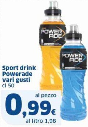 Sigma Sport drink Powerade vari gusti cl 50 offerta