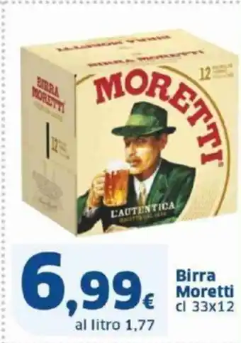 Sigma Birra Moretti cl 33x12 offerta