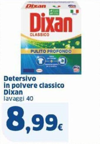 Sigma Detersivo in polvere classico Dixan lavaggi 40 offerta