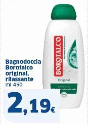 Bagnodoccia Borotalco original, rilassante ml 450