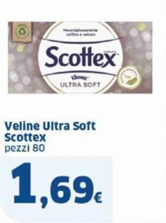 Sigma Veline Ultra Soft Scottex pezzi 80 offerta