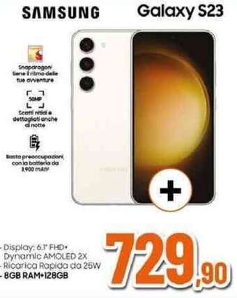 Expert SAMSUNG Galaxy S23 offerta