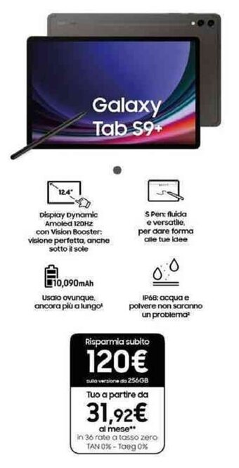 Expert Galaxy Tab S9+ offerta