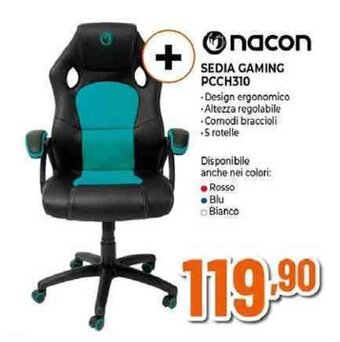 Expert nacon SEDIA GAMING PCCH310 offerta