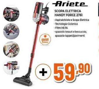 Expert Ariete SCOPA ELETTRICA HANDY FORCE 2761 offerta