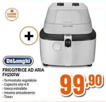 Expert DeLonghi FRIGGITRICE AD ARIA FH2101W offerta