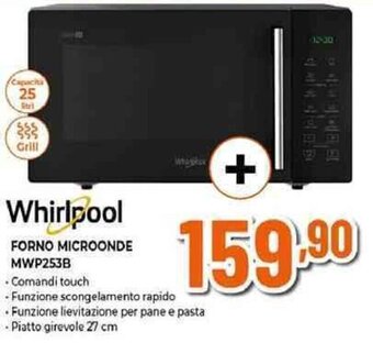 Expert Whirlpool FORNO MICROONDE MWP253B offerta