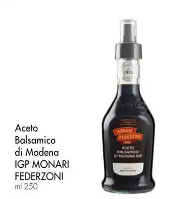 Aceto Balsamico di Modena IGP MONARI FEDERZONI ml 250